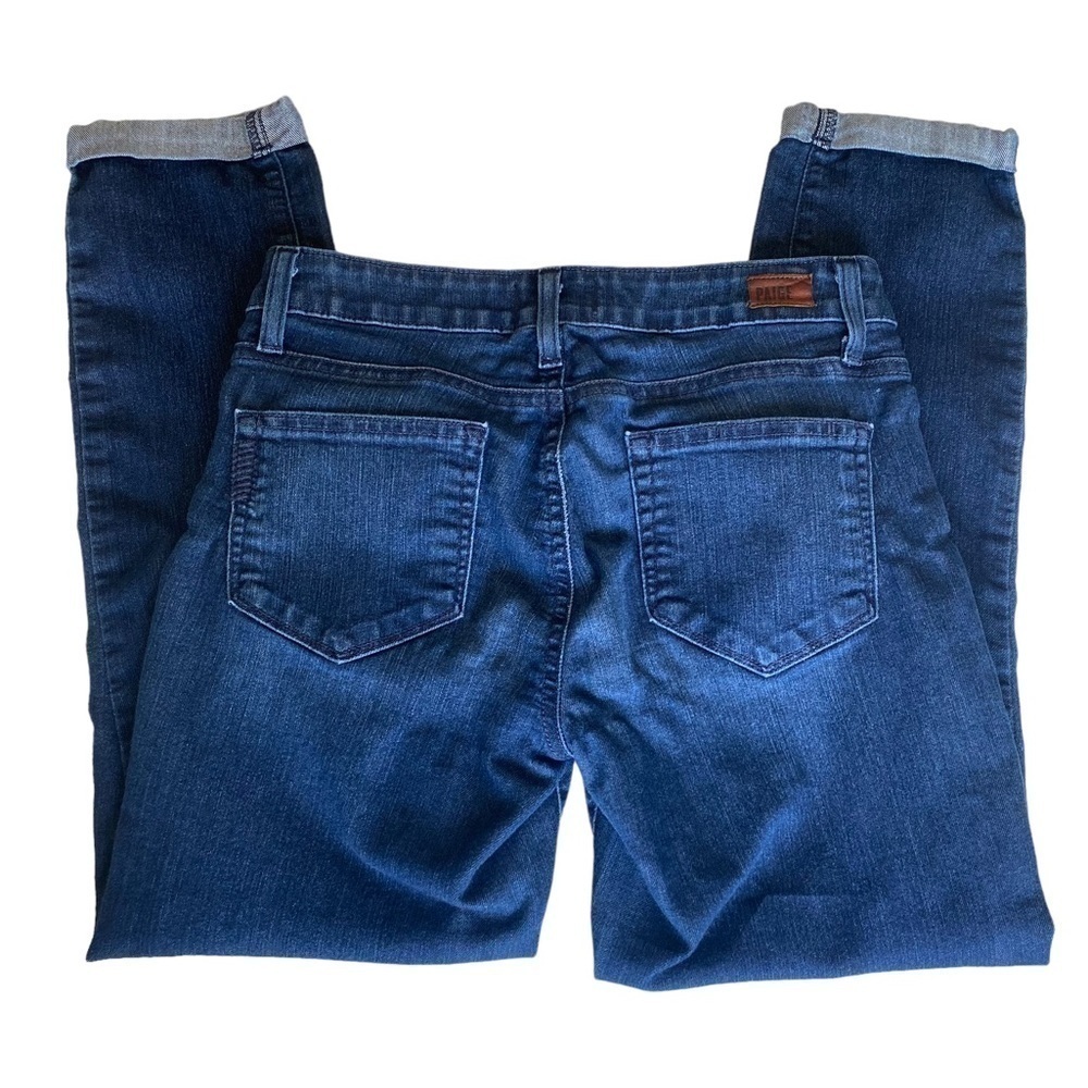 Paige Kylie Crop Jeans Size 26 - Cuffed Denim Pants, Cotton Blend - Picture 4 of 8